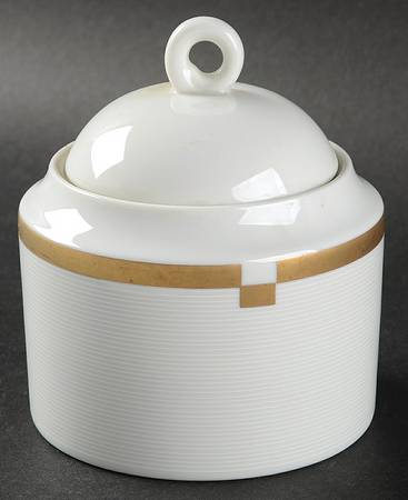 Invitation Gold Sugar Bowl & Lid