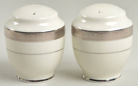 Palatial Platinum Salt & Pepper Set by Mikasa