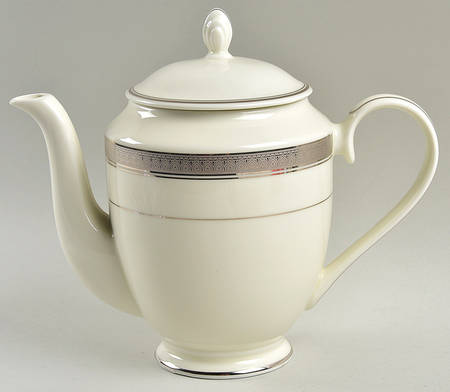 Palatial Platinum Coffee Pot & Lid