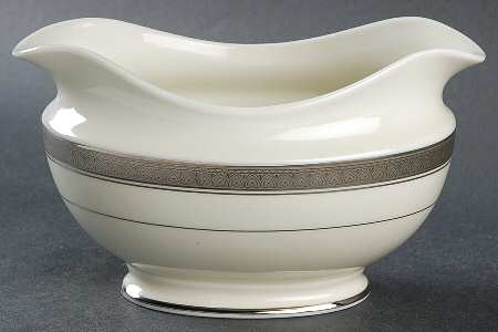 Palatial Platinum Gravy Boat