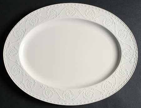 Plaza Lane 15" Oval Serving Platter by Mikasa