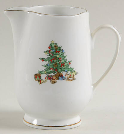 Home for the Holidays (Gold Band&Trim) Creamer