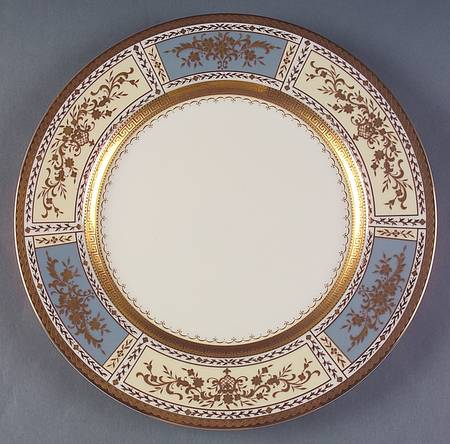 Pompadour Blue 12" Chop Plate (Round Platter)