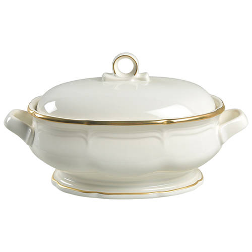 Country Gold 2.5 Quart Oval Covered Casserole