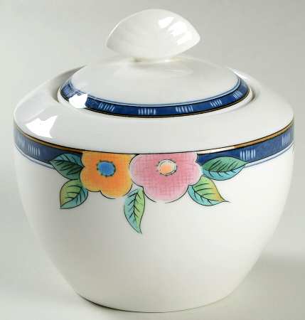 Floral Bliss Sugar Bowl & Lid