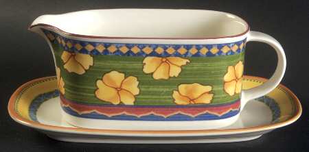 Acapulco Gravy Boat & Underplate (Relish/Butter)