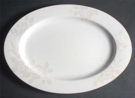 Rosewood Gold 15" Oval Serving Platter