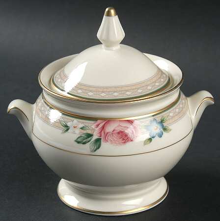 Regency Rose Sugar Bowl & Lid