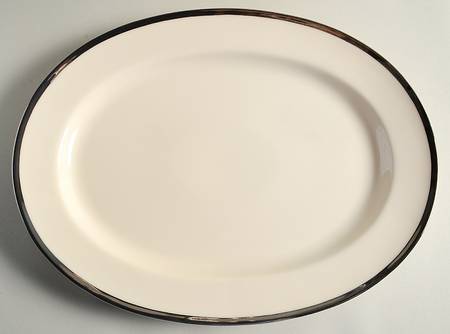 Oxford Platinum 14" Oval Serving Platter