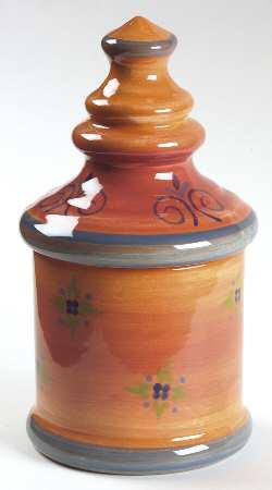 Granada Red Small Canister & Lid