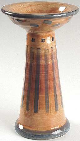 Granada Red 10" Pillar Candleholder