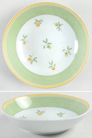 English Rose (Porcelain) Coupe Soup Bowl