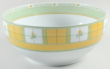 English Rose (Porcelain) 9" Round Vegetable Bowl