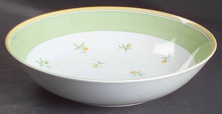 English Rose (Porcelain) 10" Pasta Serving Bowl