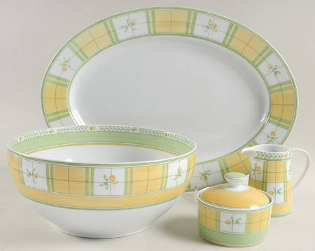 English Rose (Porcelain) 5 Piece Hostess Set