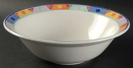 Color Mural 10" Round Vegetable Bowl