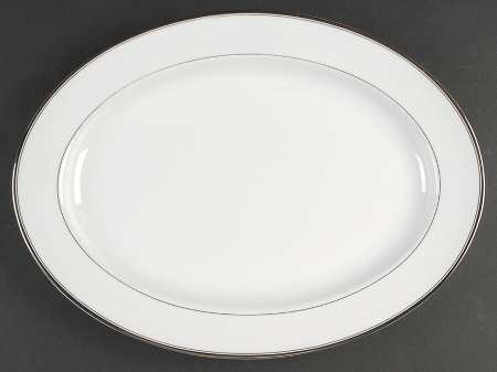 Classic Platinum 15" Oval Serving Platter