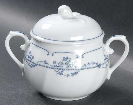 Victorian Vine Sugar Bowl & Lid