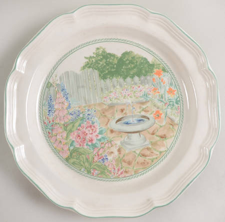 Spring Collage 12" Chop Plate (Round Platter)