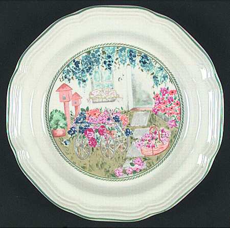 Spring Collage Salad Plate