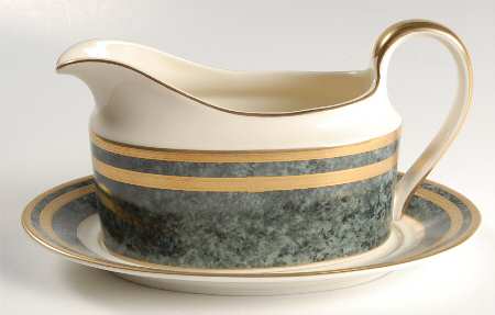 Granite Florentine Gravy Boat & Underplate