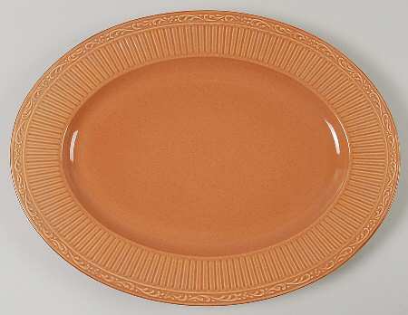 Cordovan 15" Oval Serving Platter