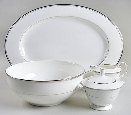 Gothic Platinum 5 Piece Hostess Set