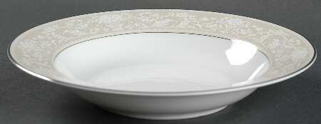 Bavarian Platinum Rim Soup Bowl