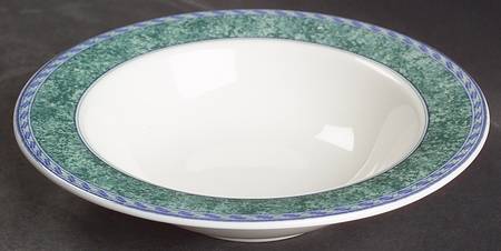Blue Medley Rim Fruit/Dessert (Sauce) Bowl