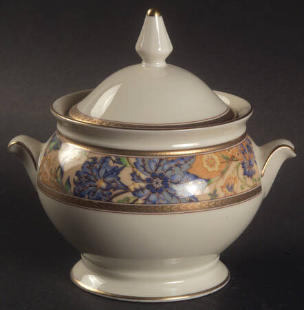 Royal Chintz Sugar Bowl & Lid
