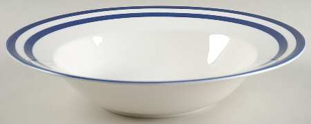 Indigo Track 10" Round Vegetable Bowl