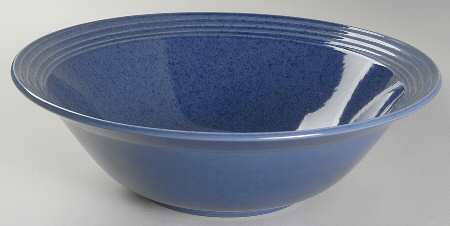 Harbour Blue 12" Large Salad Serving Bowl