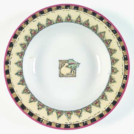 Ivory Coast Large Rim Soup Bowl