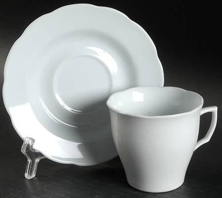 Ivory Coast Flat Cup & Saucer Set