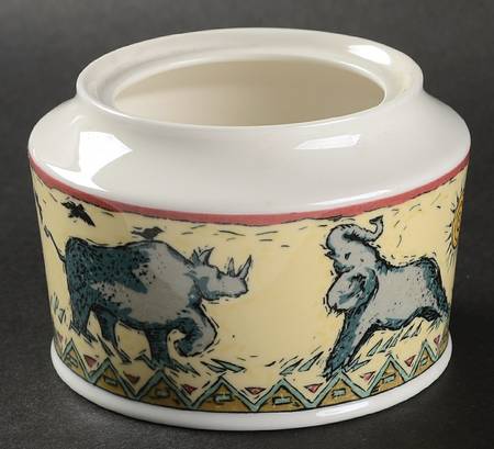 Ivory Coast Sugar Bowl No Lid
