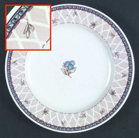 Garden Prose Salad Plate