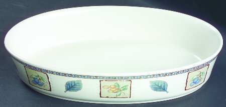Garden Prose 10" Oval Baker