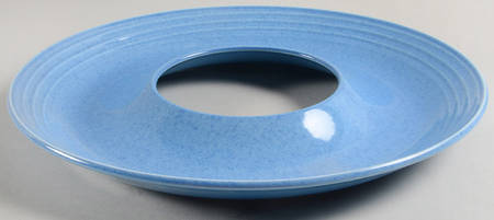 Reef Blue Chip Bowl/Plate for Chip & Dip Set