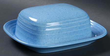 Reef Blue Square Covered Butter