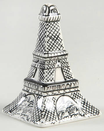 Parisian Scenes Figural Pepper Shaker