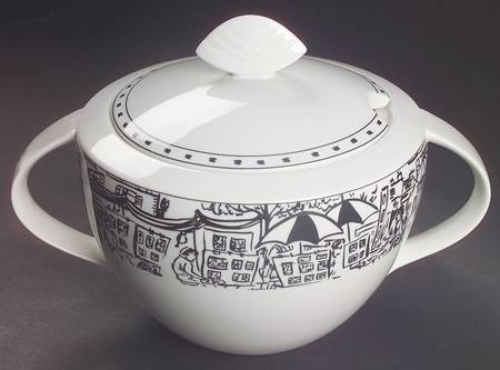 Parisian Scenes Tureen &  Lid
