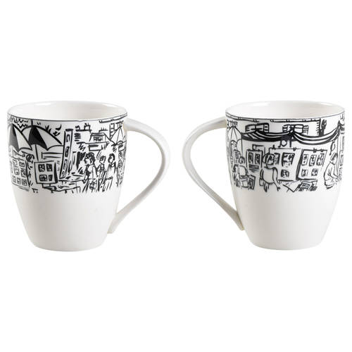 Parisian Scenes Cappuccino Mug