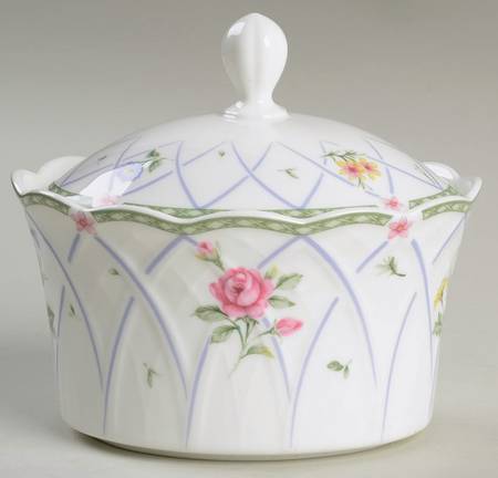 Spring Prose Sugar Bowl & Lid