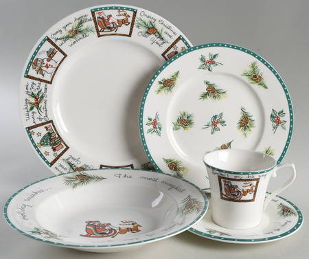Christmas Wish 5 Piece Place Setting