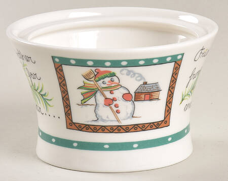 Christmas Wish Sugar Bowl No Lid