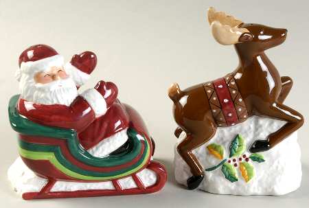 Christmas Wish Figural Salt & Pepper Set