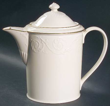 Plaza Gold Coffee Pot & Lid