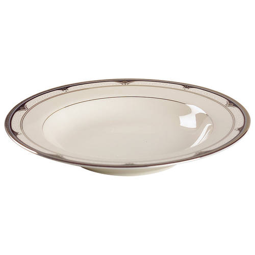 Silver Shells Rim Soup Bowl