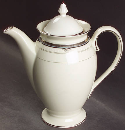 Silver Shells Coffee Pot & Lid by Mikasa
