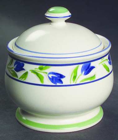 Spring Sonata Sugar Bowl & Lid